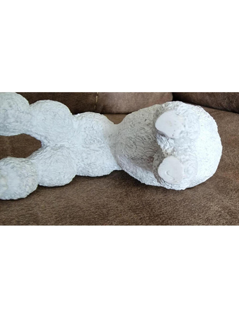 White Standing Poodle Figurine with Show Cut Sandicast - Picture 11 of 11